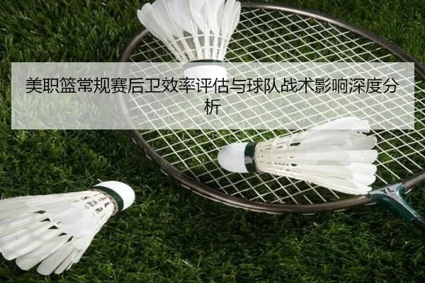 美职篮常规赛后卫效率评估与球队战术影响深度分析